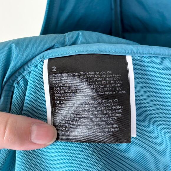 Lululemon Water Resistant Reflective Goose Down Down for It All Vest in Oceanic - Picture 10 of 11